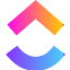 Logotipo do ClickUp
