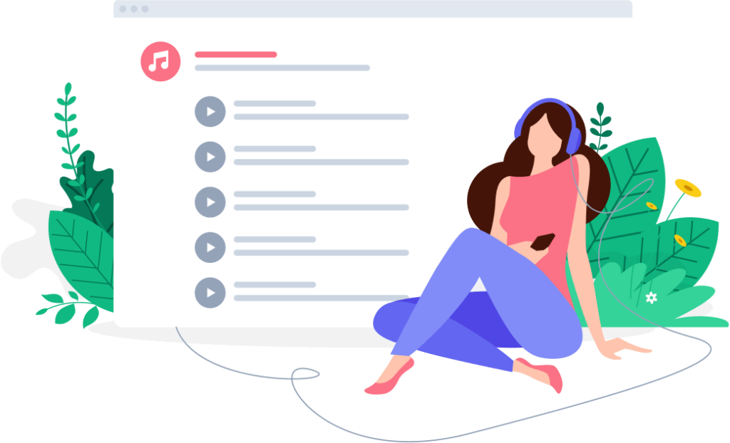  Interfaz del servicio de streaming digital"